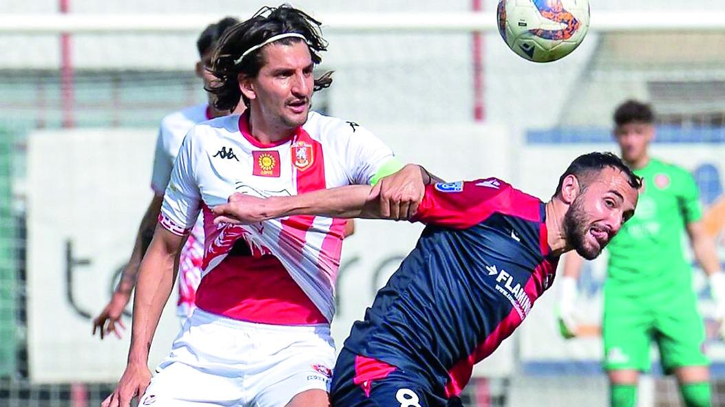 Cretella in un contrasto di gioco (foto Noemy Lettieri)