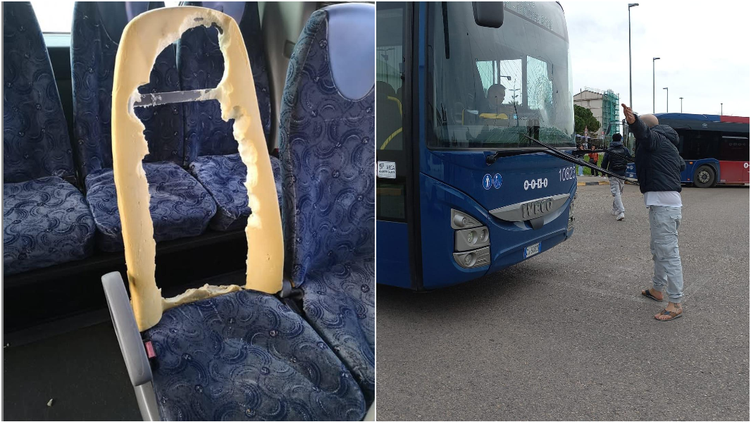 Atti vandalici e ed episodi violenti sui pullman Arst di Sassari