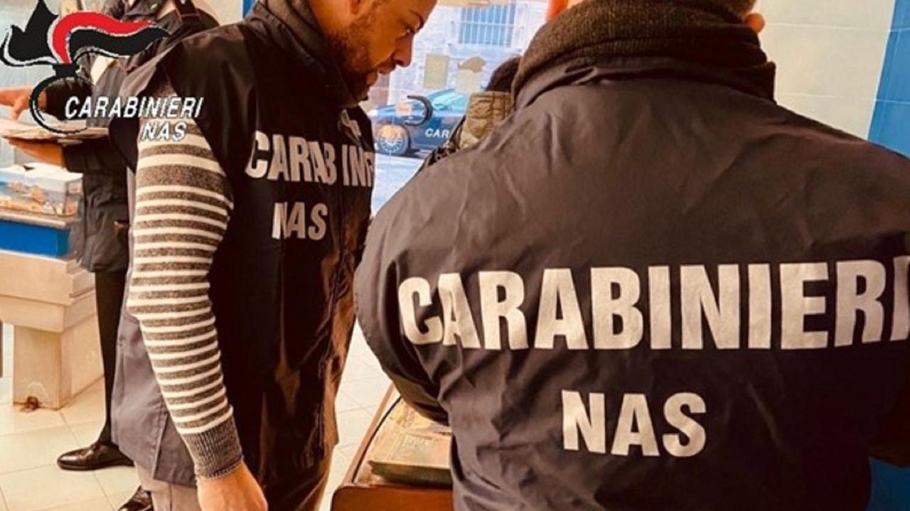 I carabinieri del Nas durante un controllo (foto d'archivio)