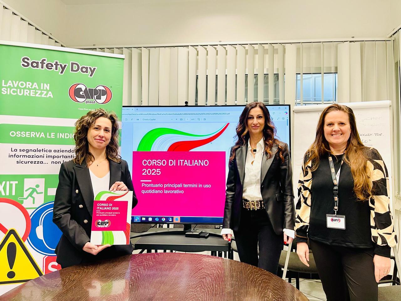 
	Lo staff delle risorse umane della Capp Plast

