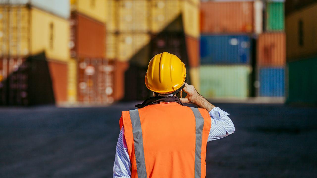 
	Un lavoratore portuale (foto di repertorio)

