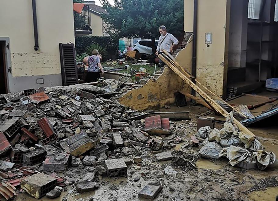 
	I danni dell'alluvione nel 2020

