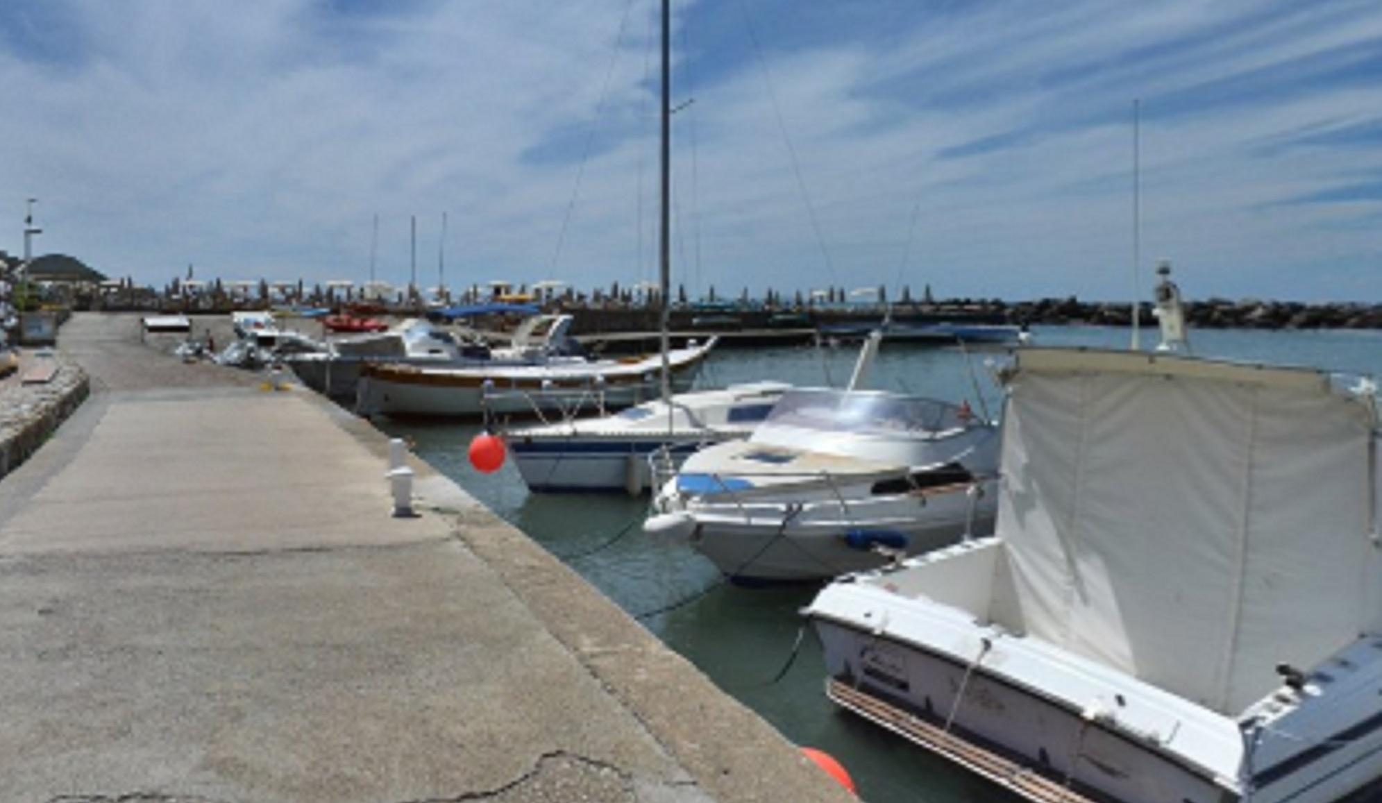 L'area portuale del circolo della pesca di Chioma