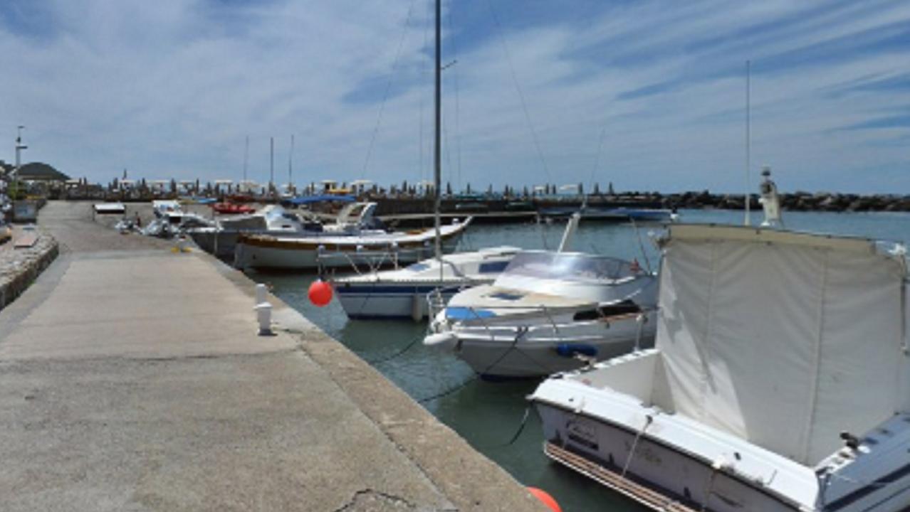 L'area portuale del circolo della pesca di Chioma