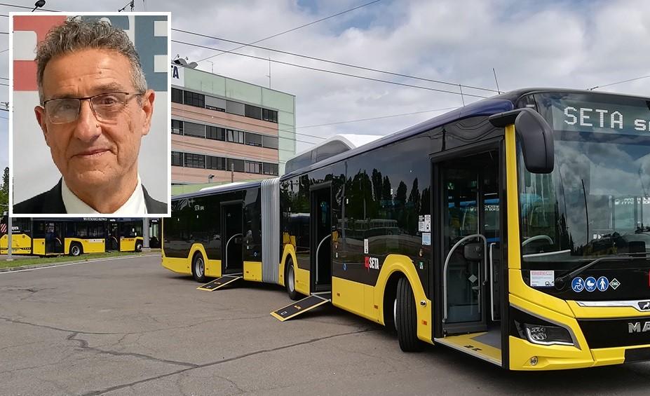 
	L'ormai ex presidente di Seta, Alberto Cirelli e la sede di strada Sant'Anna

