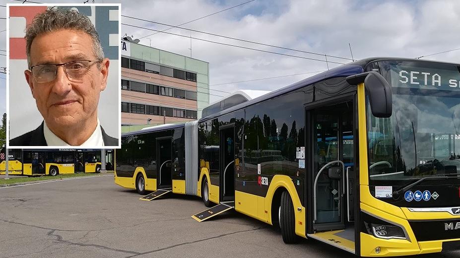 L'ormai ex presidente di Seta, Alberto Cirelli e la sede di strada Sant'Anna