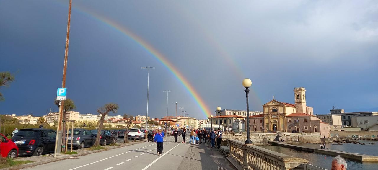 Livorno, l’arcobaleno-show a San Jacopo. Grazie a Eleonora Giordano