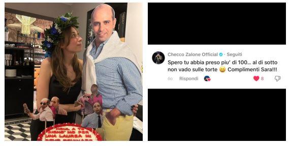 La festa di laurea di Sara a tema Checco Zalone diventa virale: lui risponde e la storia fa il giro d’Italia