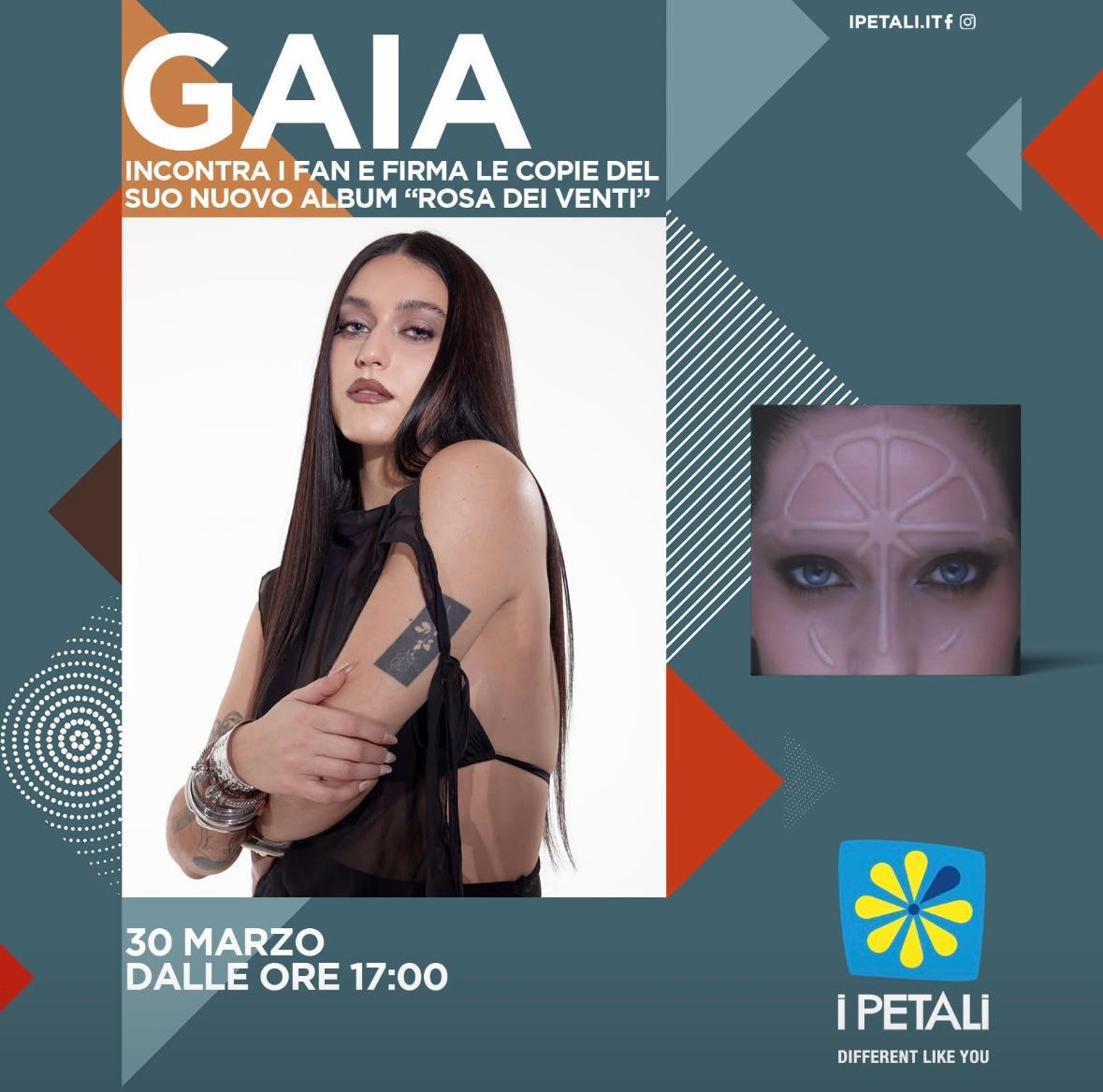 Gaia ai Petali di Reggio domenica 30 marzo