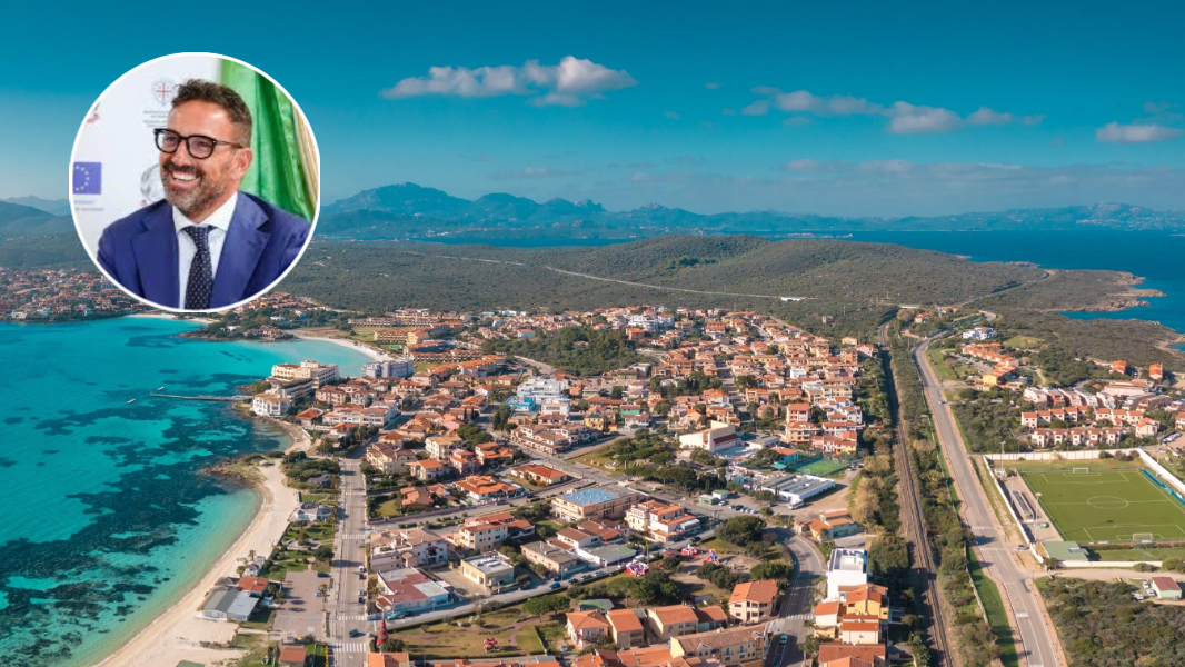 
	Una veduta di Golfo Aranci e il sindaco Giuseppe Fasolino

