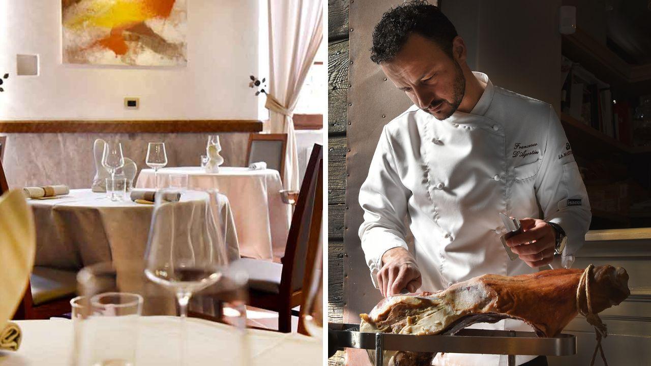 
	Uno scorcio degli interni del ristorante &ldquo;La Martinatica&rdquo; e lo chef

