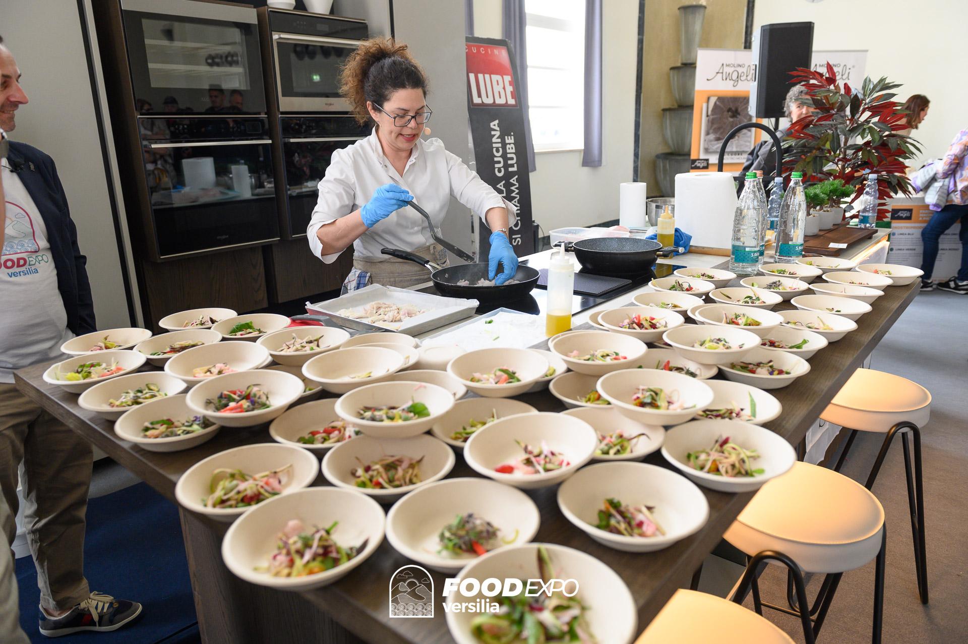 Uno show cooking a Food Expo Versilia (foto FoodExpo)