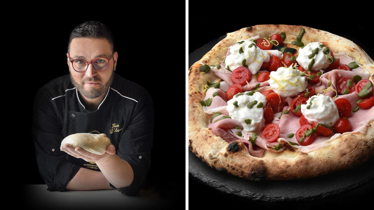 Luca D’Auria e una pizza d’autore