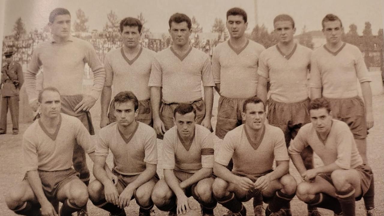 L'undici canarino del 1960. Foto da “Modena Football Club 1912-2012” (Artioli editore)