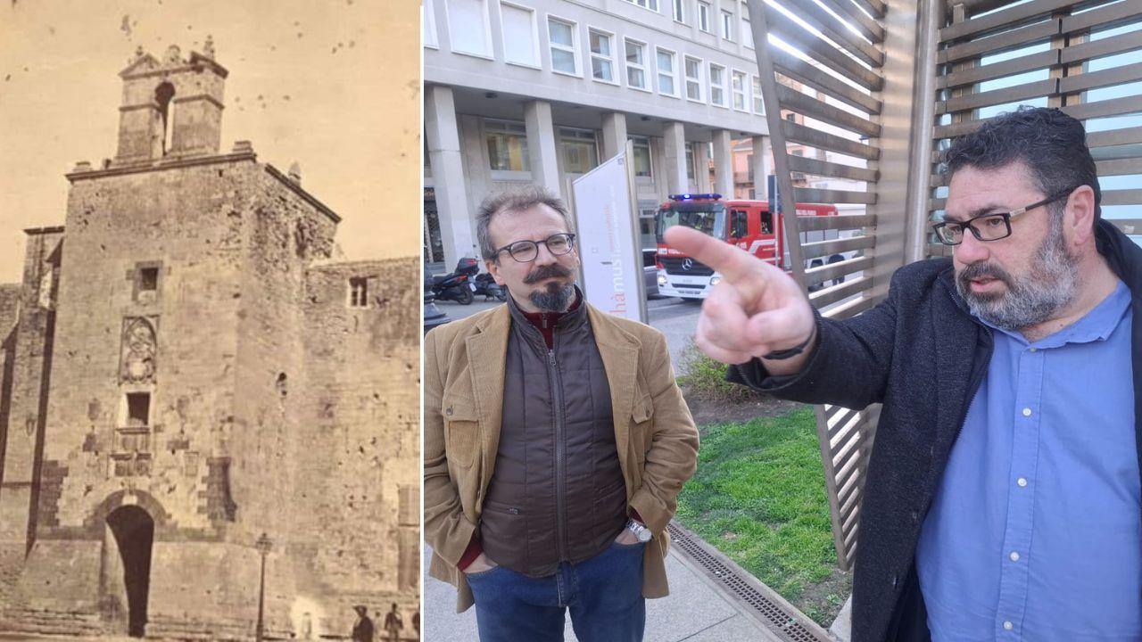 Il castello e Alessandro Ponzeletti e Luca Sanna <strong>(foto e video di Ivan Nuvoli)</strong>