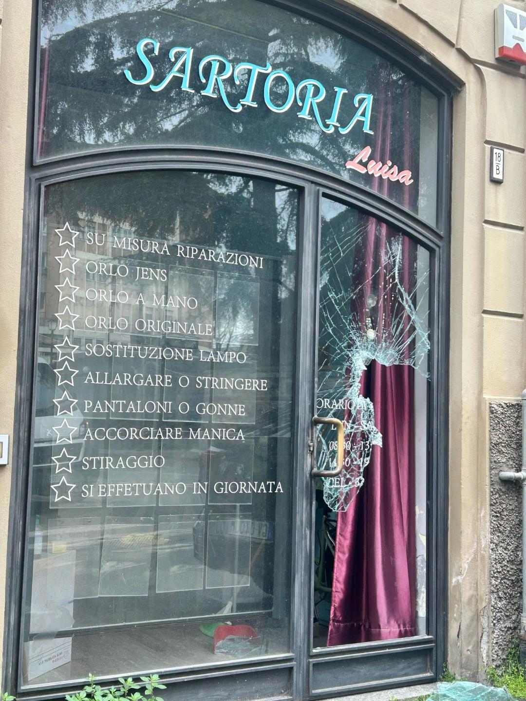 Furto col tombino alla Sartoria Luisa, la dipendente: «È la prima volta in 15 anni»