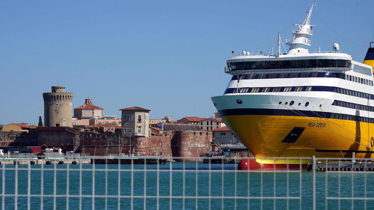 
	Lo scalo labronico il 28 marzo (foto Stick)

