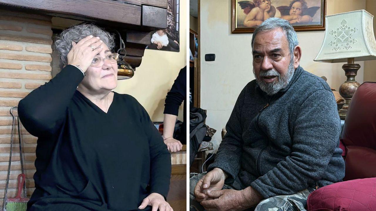 
	I due coniugi (foto Nucci / Innocenti)


