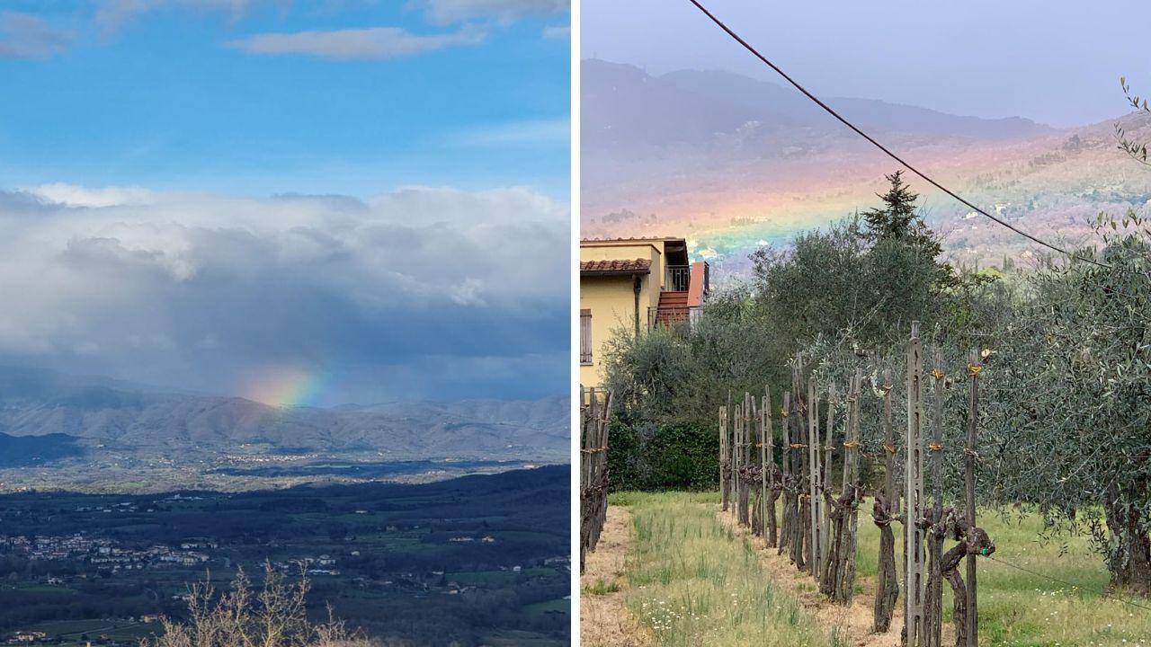 L'arcobaleno in Toscana