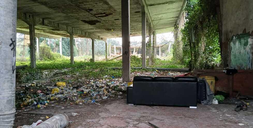 
	L&rsquo;interno dell&rsquo;ex Banci

