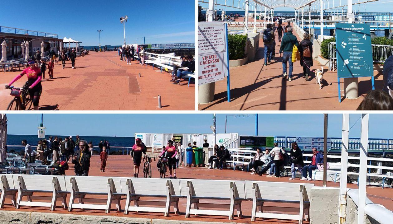 Livorno, tante famiglie alla “prima” dei bagni Lido tra self service e qualche lettino