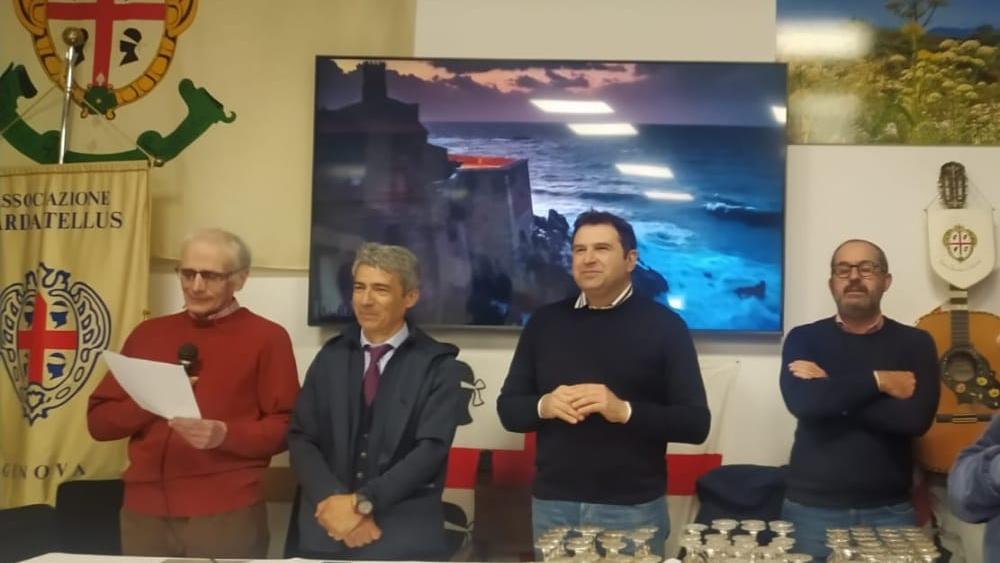 Da sinistra: Maurizio Marceddu, Bastianino Mossa, Mario Mascia e Claudio Villa