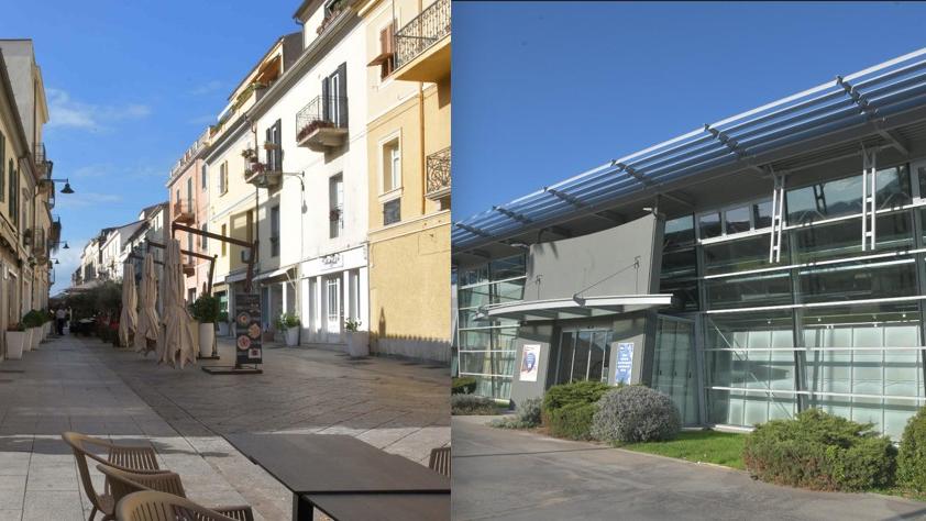 Il corso Umberto deserto e il nuovo store di Jysk