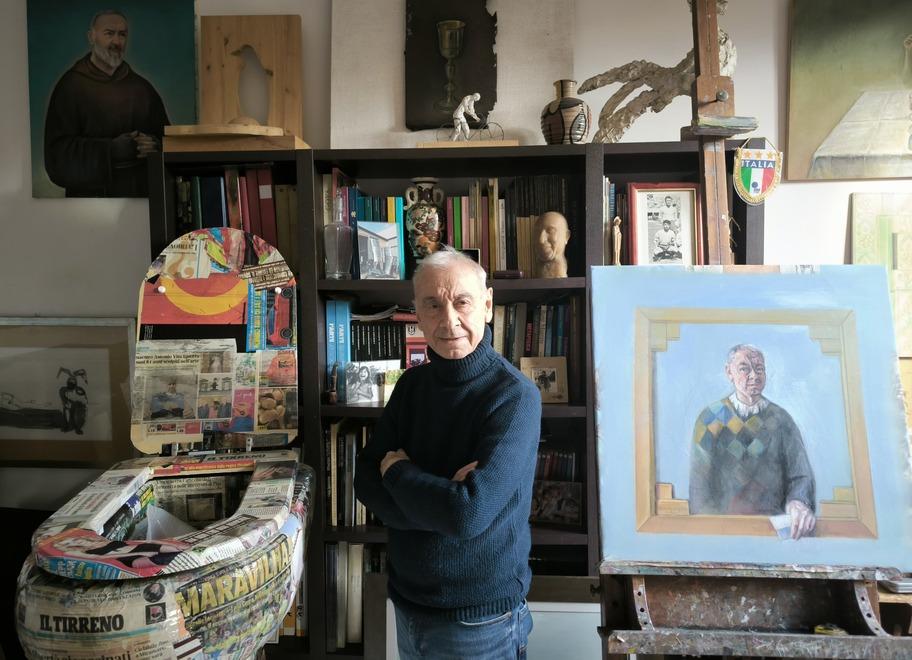 Da Livorno ai grandi del mondo con la sua arte: Antonio Vinciguerra si racconta: «Con Mattarella un’emozione grande»<br>
