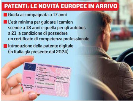 Patente di guida già a 17 anni, digitale e rinnovo ogni 15: ecco le nuove regole europee