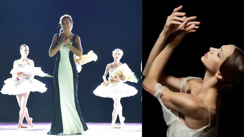 La coreografa Mavi Careddu e l'étoile Polina Semionova