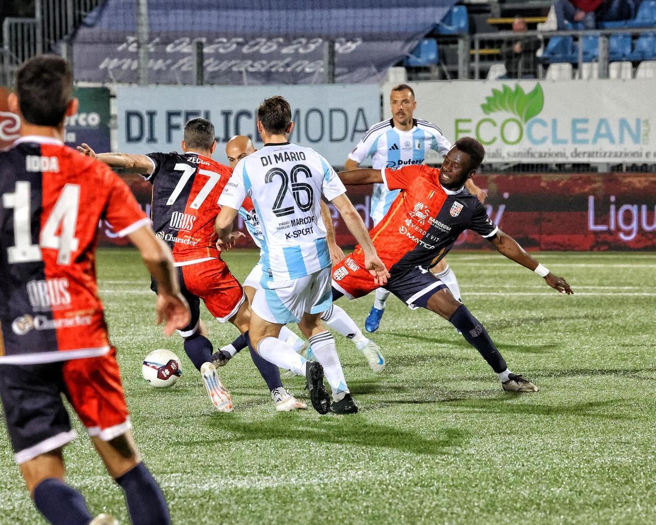 
	Una fase del match (credit ufficio stampa Virtus Entella)

