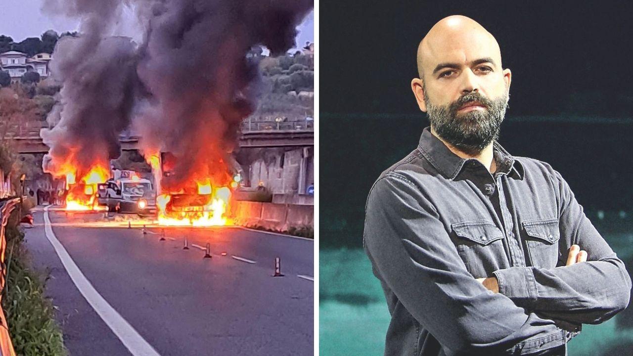 Assalto al portavalori, Saviano: «Azioni così sono importanti per le mafie, i soldi servono per la cocaina»