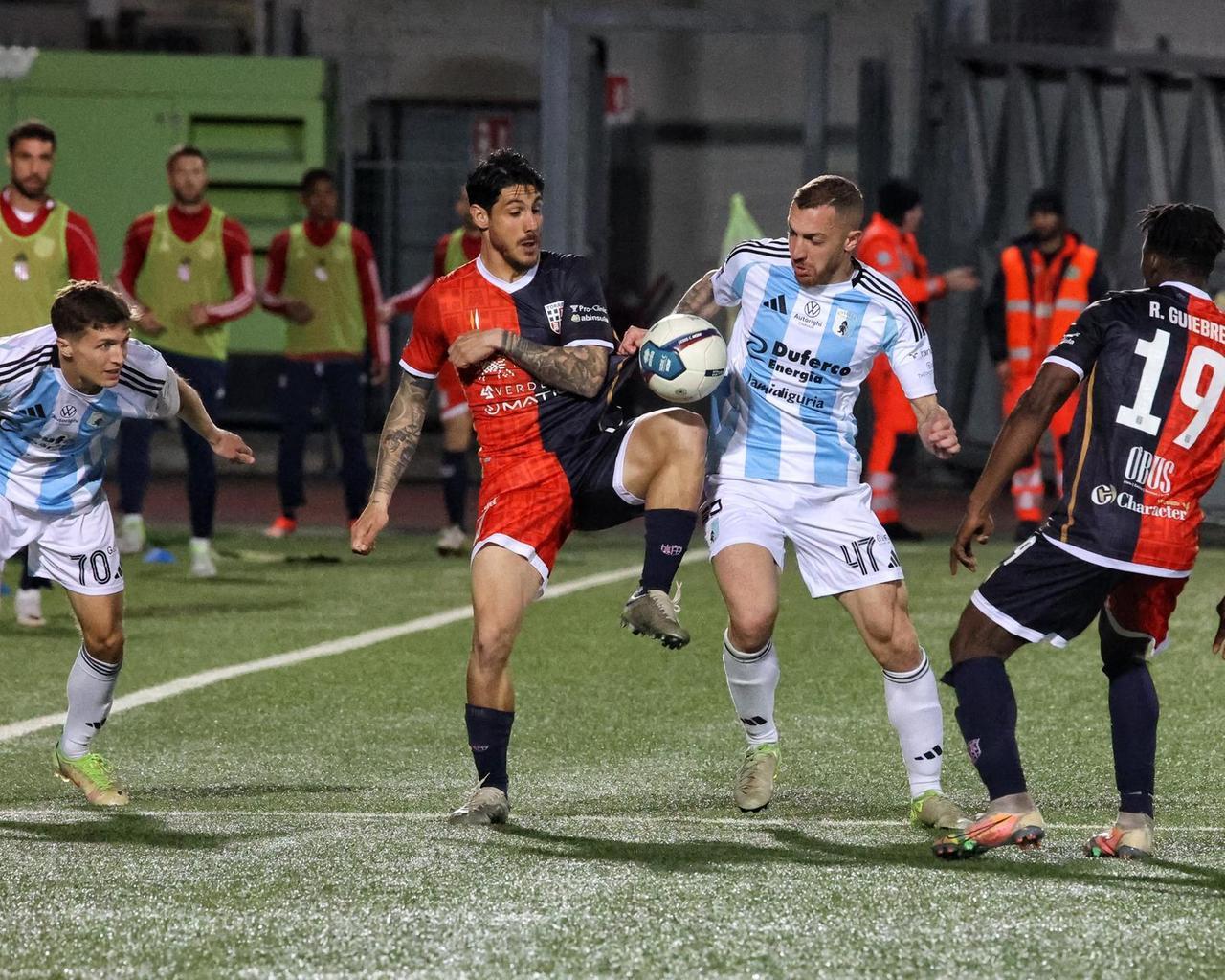 La Torres pareggia 1-1 in casa dell’Entella: ecco le pagelle dei rossoblù