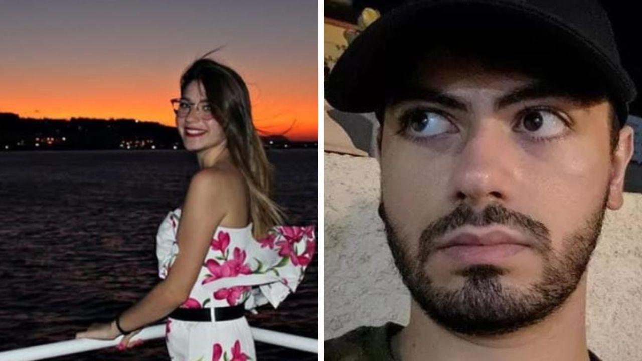La vittima Sara Campanella e Stefano Argentino, accusato di averla uccisa