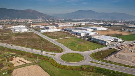 Il Macrolotto 2 visto dall'alto
