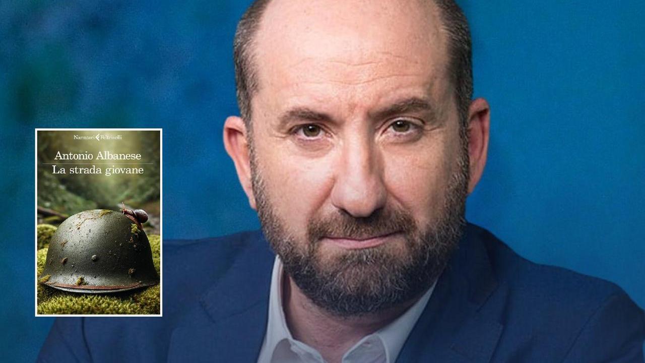 Antonio Albanese e la copertina del suo romanzo