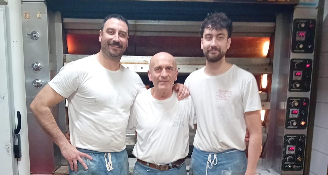 
	Andrea Lollini con il padre Gianluca e il fratello Vittorio

