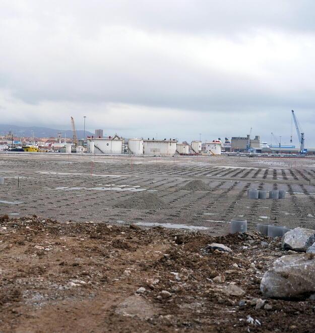 
	L&rsquo;area dove sorger&agrave; la Darsena Europa (Foto Stick)

