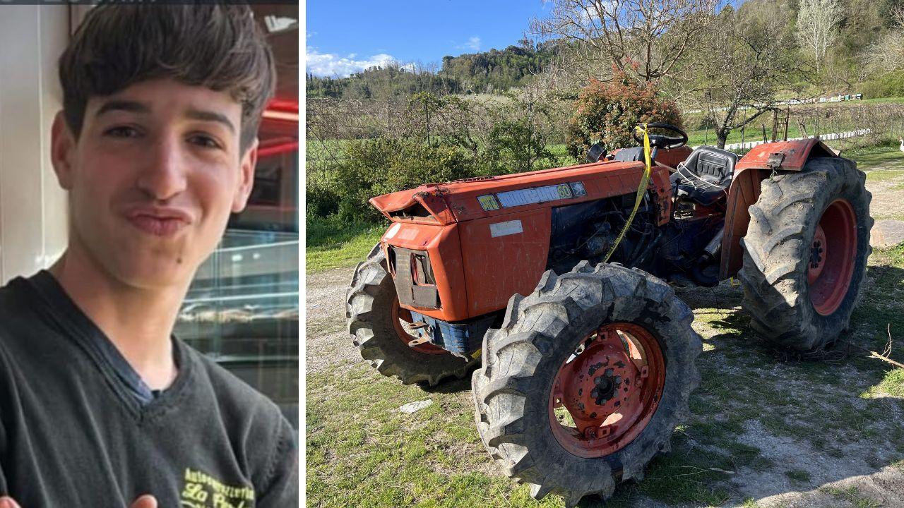 
	Felice Laveglia e il trattore che, ribaltandosi, ne ha causato la morte

