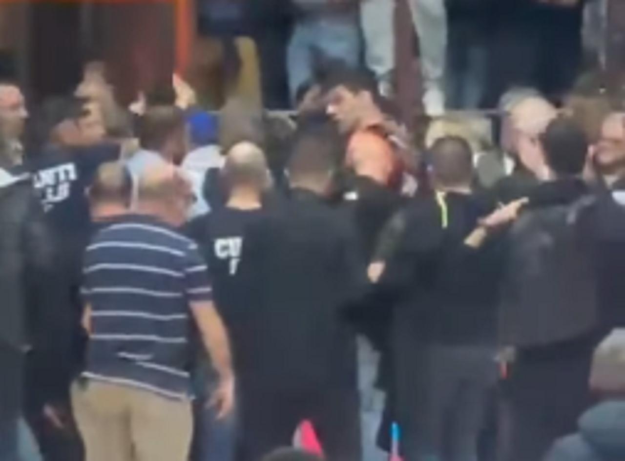 
	Un alto un fermo immagine di un filmato pubblicato sui social della societ&agrave; di Ruvo di Puglia e acquisito dalla digos

