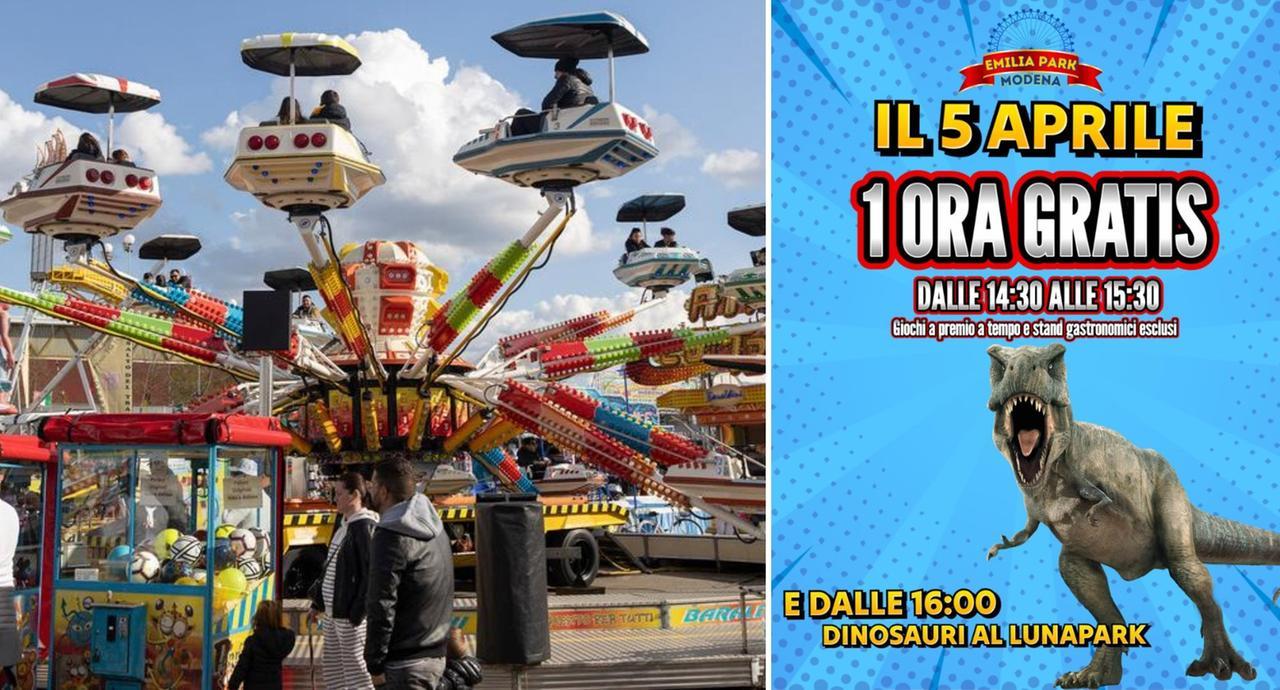 “Emilia Park”, dal 5 aprile tornano i baracconi a Modena: il programma e le novità