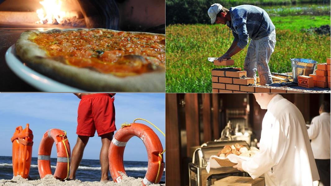 Chef, pizzaioli, bagnini, skipper, camerieri e molto altro: ecco tutte le offerte di lavoro