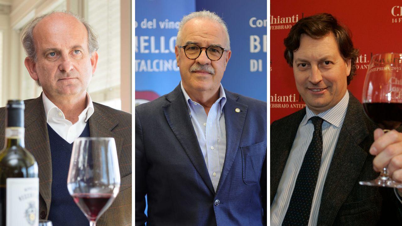 
	Da sx Lamberto Frescobaldi, Fabrizio Bindocci e Giovanni Busi

