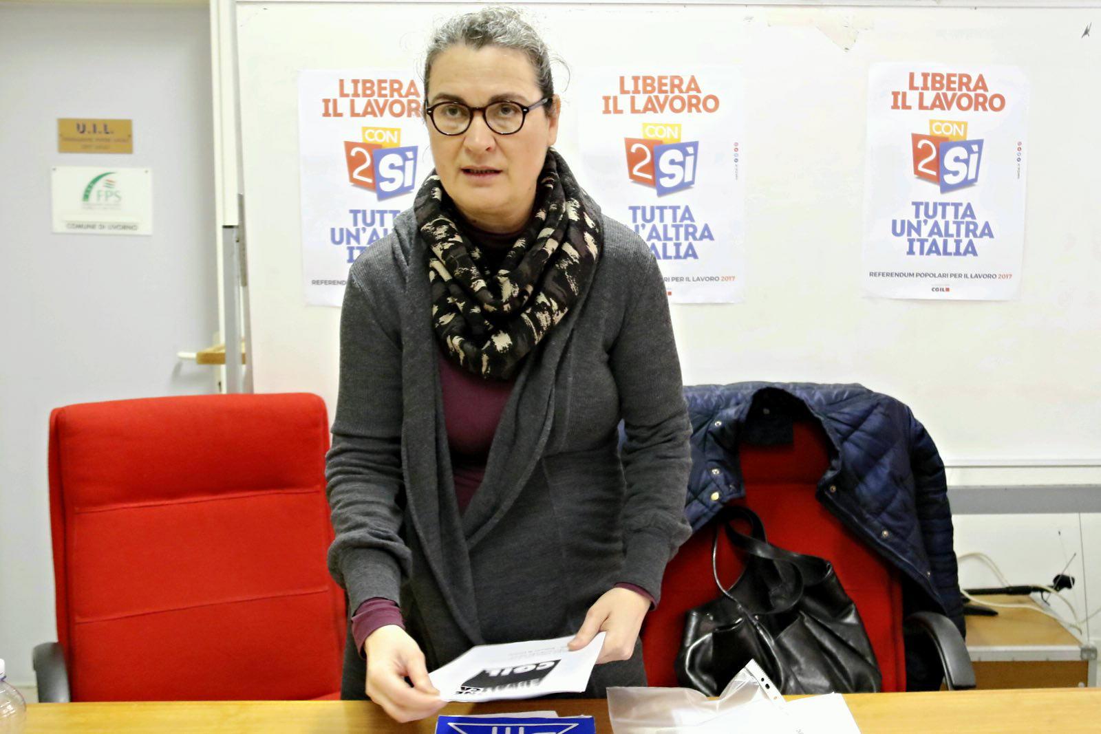 La sindacalista Letizia Carmignani