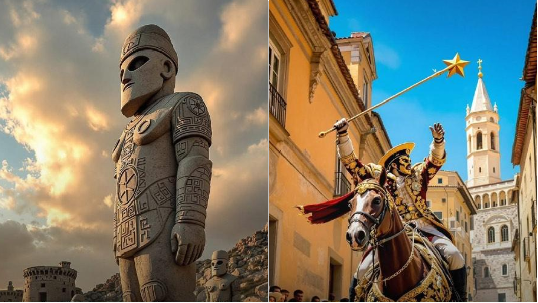 I nuraghi sembrano trulli e i Giganti di mont’e Prama statue indonesiane, invasione di foto fake sui social