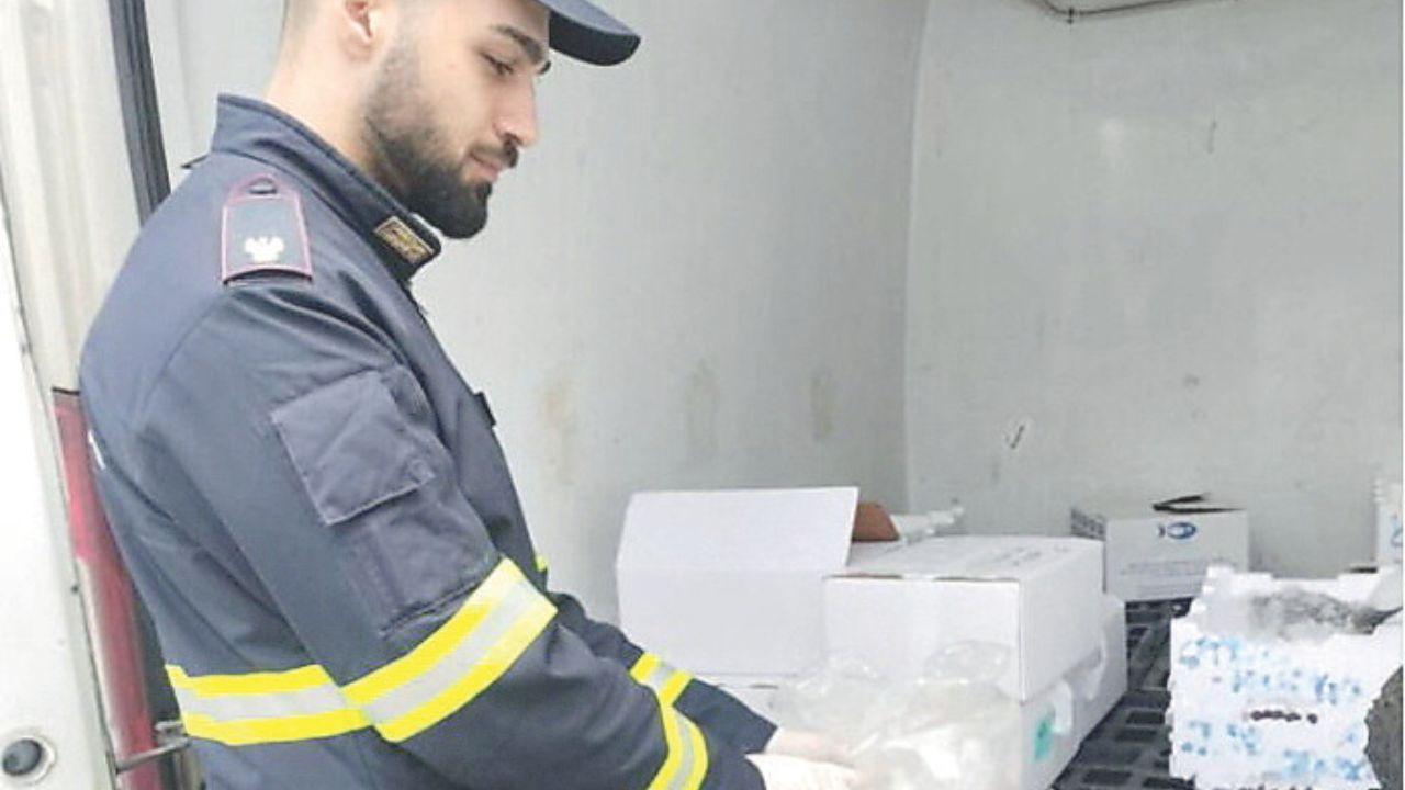 L'intervento della polizia