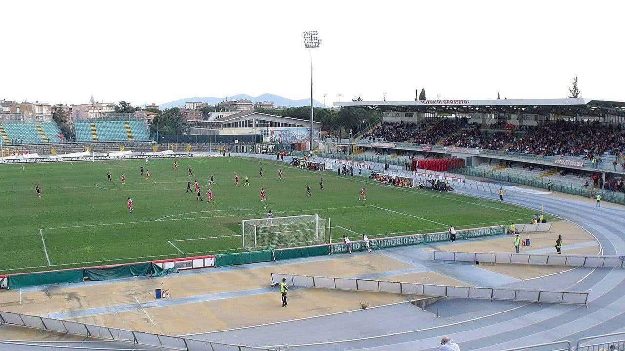 Lo stadio del Grosseto calcio