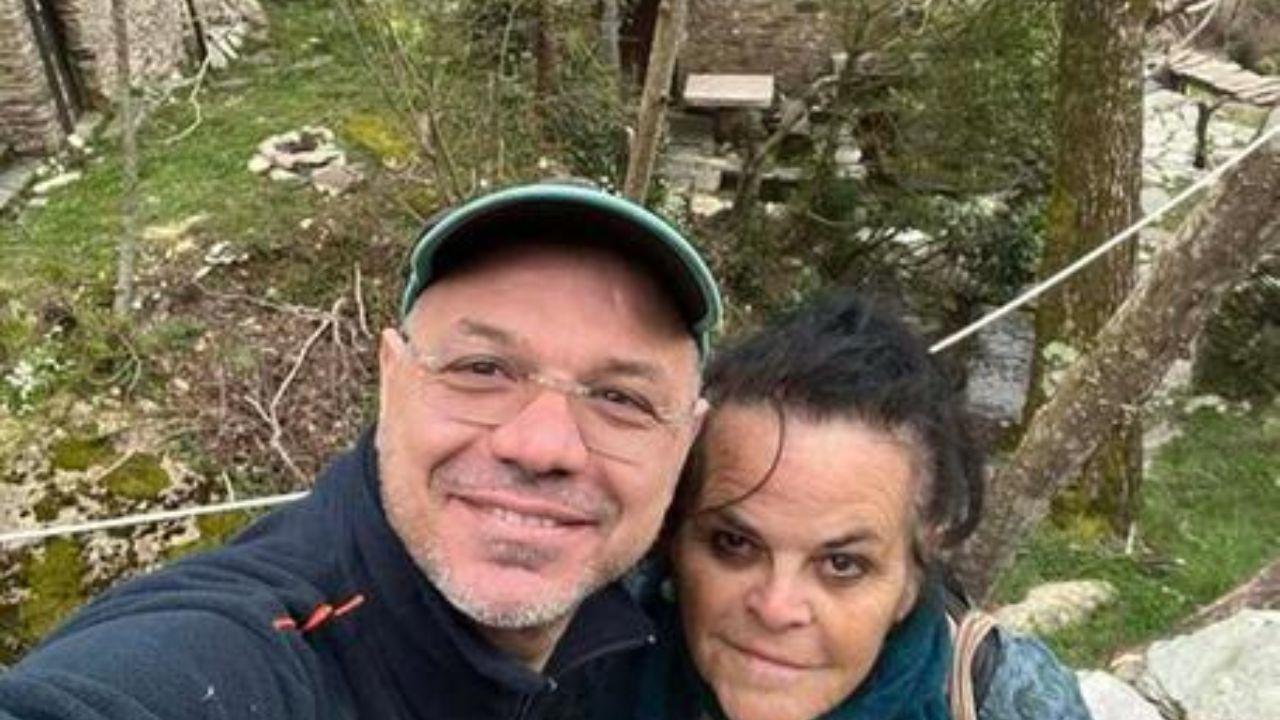 Nunzio con l’assessora di Stazzema Anna Guidi