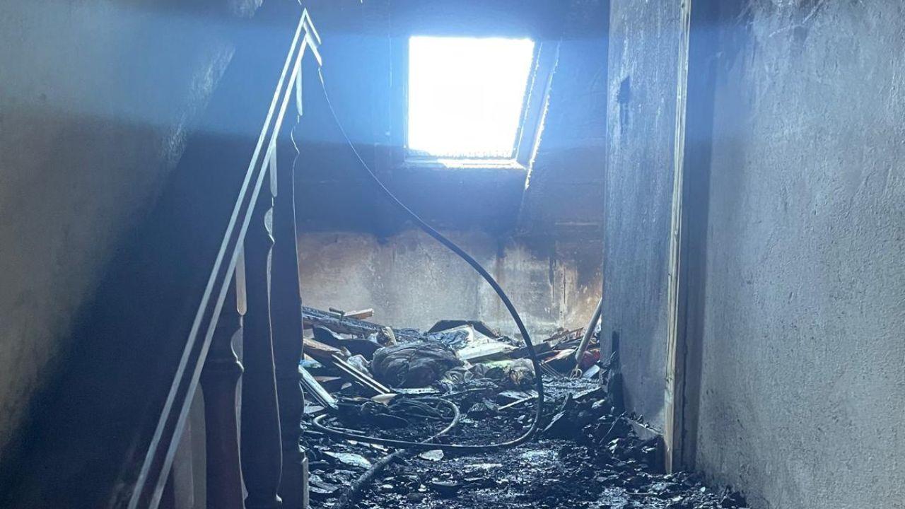 La mansarda distrutta