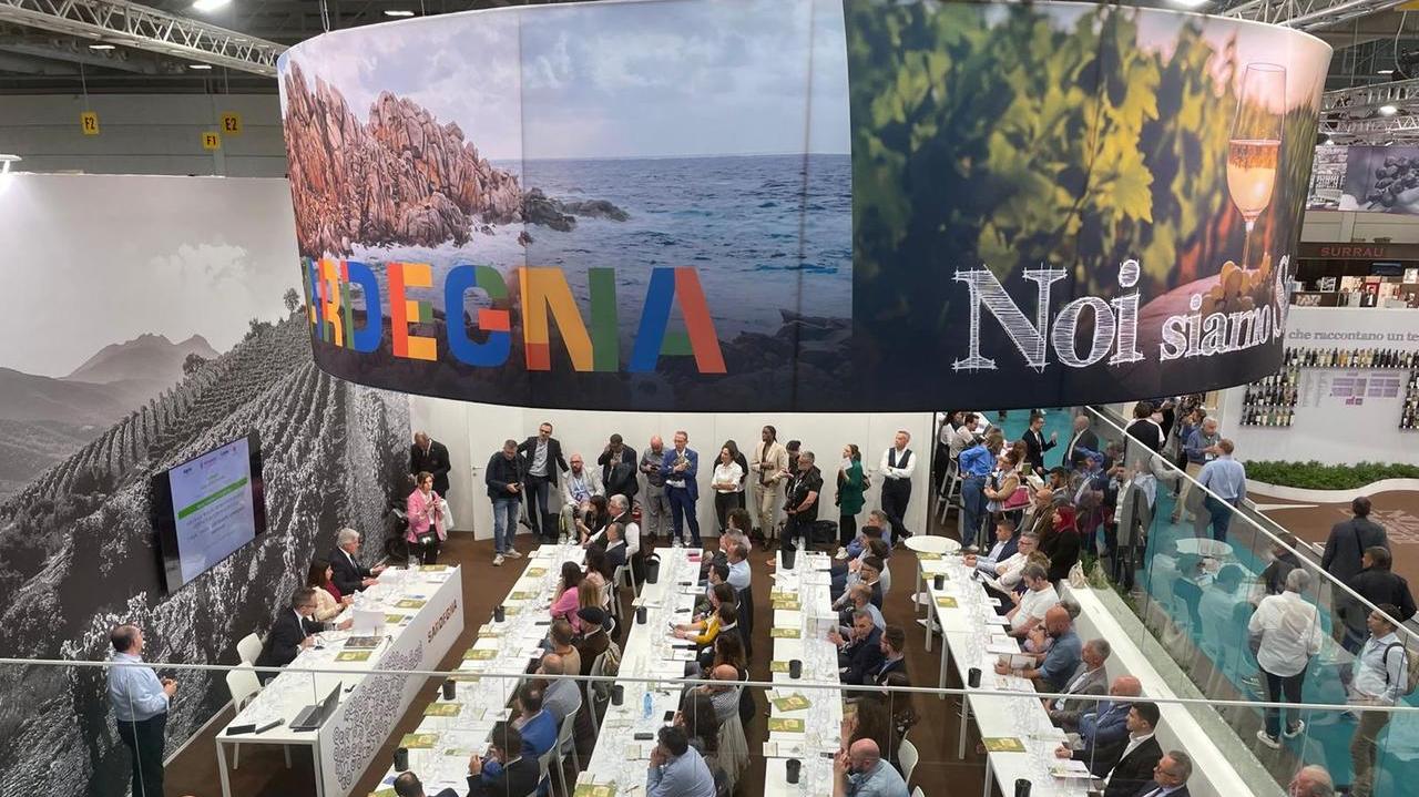 Lo stand della Sardegna al Vinitaly di Verona